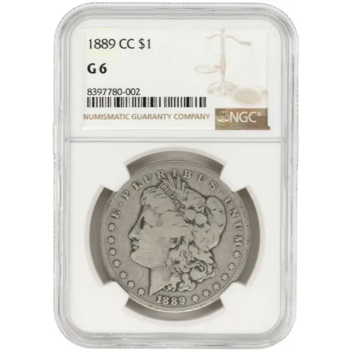 1889 CC Morgan Dollar - NGC G 6 - 002