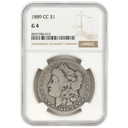 1889 CC Morgan Dollar - NGC G 4