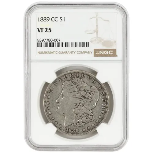1889 CC Morgan Dollar - NGC VF 25