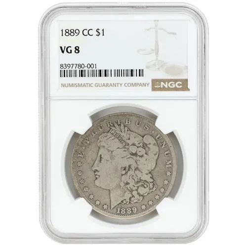 1889 CC Morgan Dollar - NGC VG 8 - 001