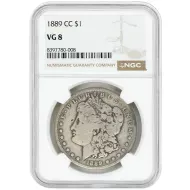 1889 CC Morgan Dollar - NGC VG 8 - 008