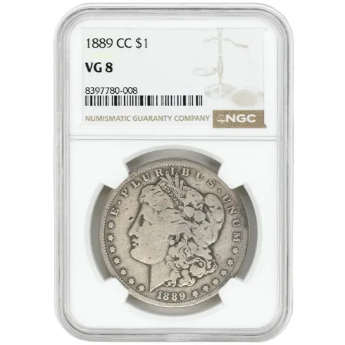 1889 CC Morgan Dollar - NGC VG 8 - 008