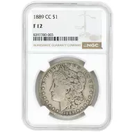 1889 CC Morgan Dollar - NGC F 12 - 003
