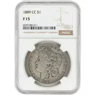 1889 CC Morgan Dollar - NGC F 15