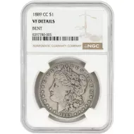 1889 CC Morgan Dollar - NGC VF Details Bent