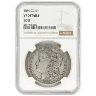 1889 CC Morgan Dollar - NGC VF Details Bent
