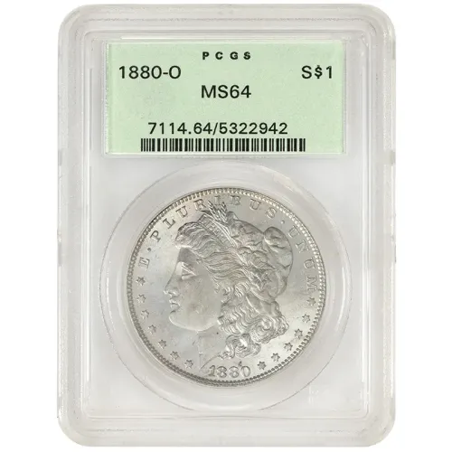 1880 O Morgan Dollar - PCGS MS 64