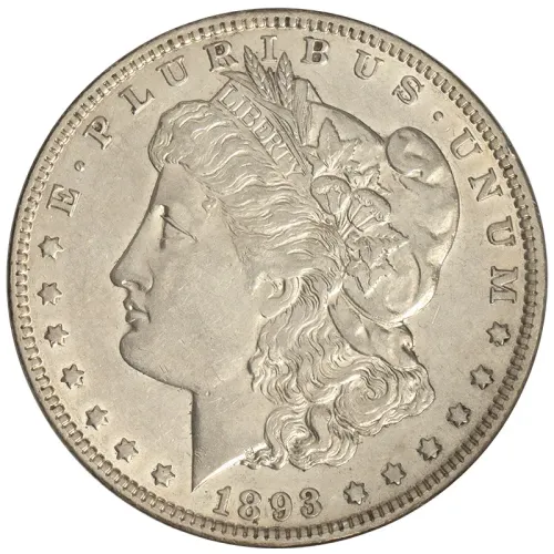 1893 O Morgan Dollar -  Extra Fine Details - Improperly Cleaned