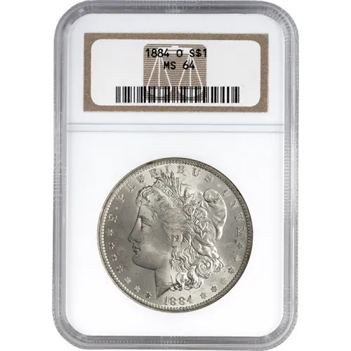 1884 O Morgan Dollar - NGC MS 64