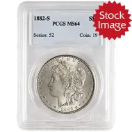 1882 S Morgan Dollar - PCGS MS64