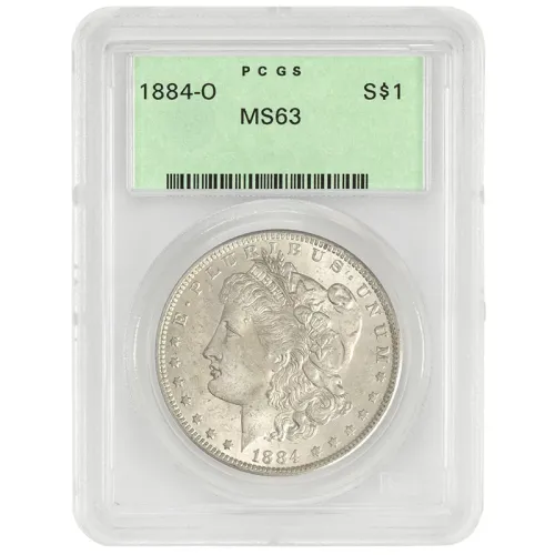 1884 O Morgan Dollar - PCGS MS 63