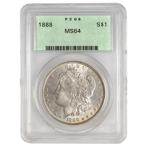 1888 Morgan Dollar - PCGS MS 64
