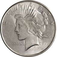 1935 Peace Dollar - AU (Almost Uncirculated)