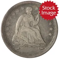 1854 Seated Liberty Dime w/ Arrows - Fine