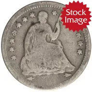1854 Seated Liberty Dime w/ Arrows - Very Good