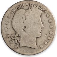 1893 S Barber Half Dollar - About Good