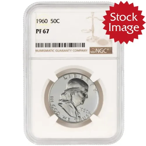 1960 Franklin Half Dollar - NGC PF67