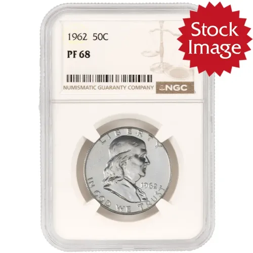 1962 Franklin Half Dollar - NGC PF68