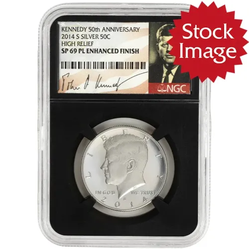 2014 S Kennedy Half Dollar Enhanced Finish NGC SP 69 PL