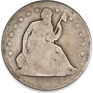 1853 Seated Half Dollar  Arrows & Rays - About Good