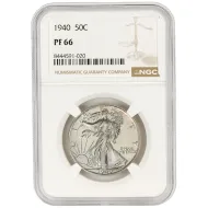 1940 Walking Liberty Half Dollar Proof - NGC PF66