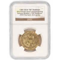 2014 EB Doubloon Commemorative Gold Medallion - NGC Holdered