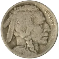 1918 D Buffalo Nickel - Fine Details Improperly Cleaned