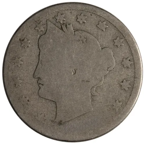 1886 Liberty Nickel - About Good (AG)