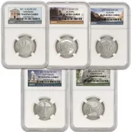 2011 AtB Quarter Silver Proof Set - NGC PF70