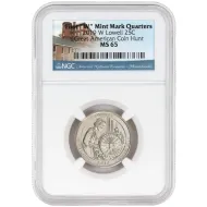 2019 W Lowell National Park Quarter - NGC MS65