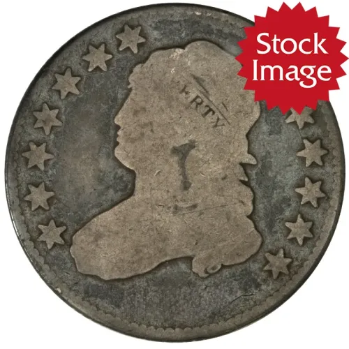 1818 Capped Bust Quarter - About Good