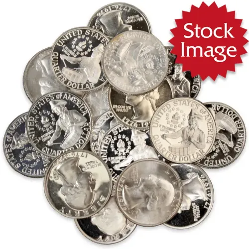 1976 S Washington Quarter - 40% Silver Business or Proof Strike - Impaired