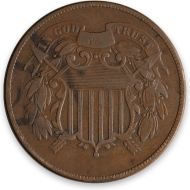 1865 2 Cent Fancy 5 - Very Good