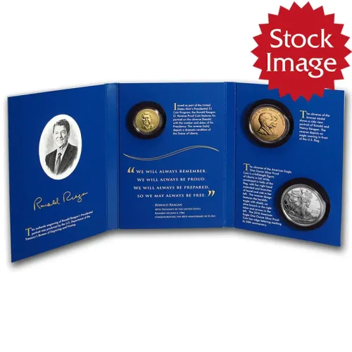 2016 Ronald Reagan Coin and Chronicles Set
