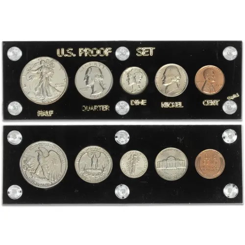 1938 United States Proof Set in Capital Plastic