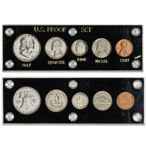 1952 United States Proof Set in Capital Plastic
