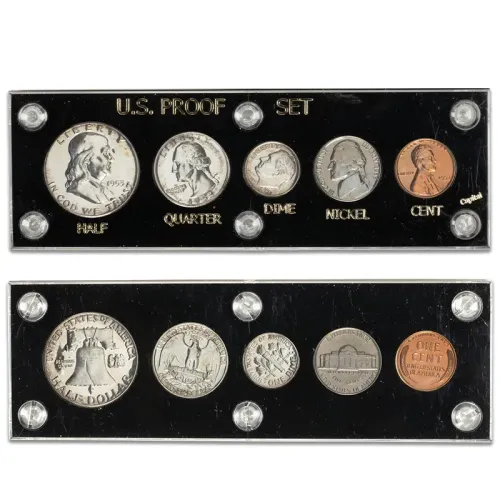 1953 United States Proof Set in Capital Plastic
