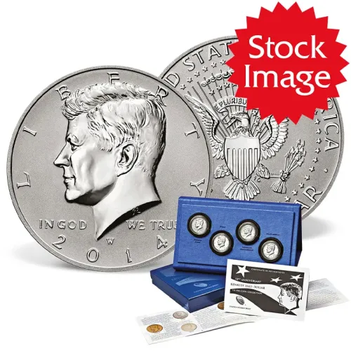 2014 Kennedy Half Dollar Silver Four-Coin Set