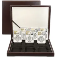 2023 Morgan & Peace Silver Dollar 6-Coin Set - NGC PF70 & MS70 FDOI