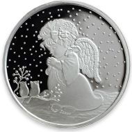 2023 Angel Prayer with Cardinals in the Snow 1oz .999 Silver Round