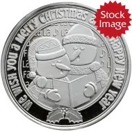 2025 Caroling Snowmen 1oz .999 Silver Round