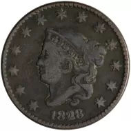 1828 Large Cent - Large Date - Fine Details - Corrosion