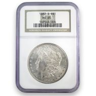 1882 S Morgan Dollar - NGC MS65