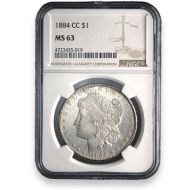 1884 CC Morgan Dollar - NGC MS 63