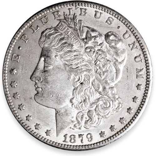 1879 S Morgan Dollar Rev of 78 - Almost Uncirculated #1