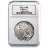 1927 D Peace Dollar - NGC MS64