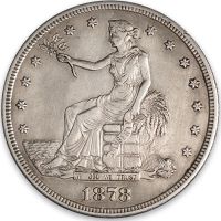 1878 S Trade Dollar - Extra Fine Details - Cleaned #2