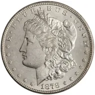 1878 7/8TF Morgan Dollar - Almost Uncirculated (AU)