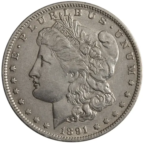 1891 O Morgan Dollar Vam 1A4 - Extra Fine Details Cleaned