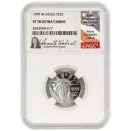 2010 W 1/4oz American Platinum Eagle - NGC PF70 Cabral